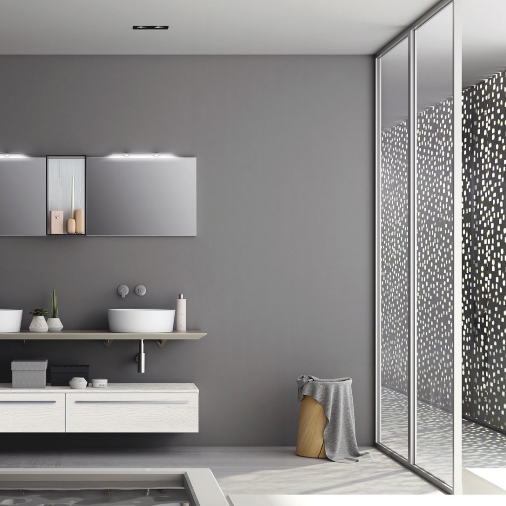 Set Di Maniglie A Leva H&auml;fele LDH 3310, Maniglia Per Porta Cromata Lucida Wc Bagno