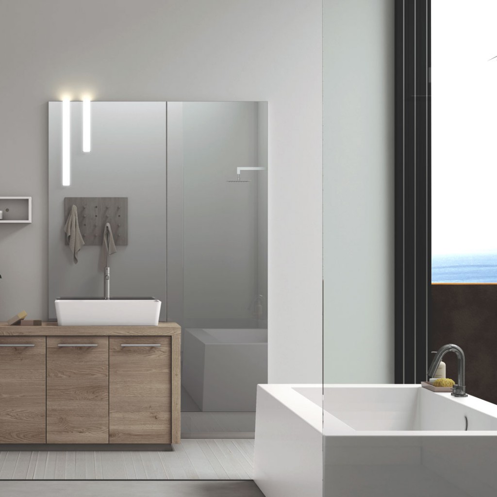 Smedbo Living Maniglia Di Sostegno Per Bagno A V - Acciaio Inox Lucido, Forma Lunga, 51,5x8,5x26 Cm, Fissaggio Invisibile